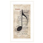 Music 4 White Framed Print Wall Art