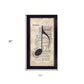 Music 6 Black Framed Print Wall Art