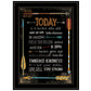 Today Is a Brand New Day 2 Black Framed Print Wall Art