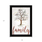 Family Tree 2 Black Framed Print Wall Art