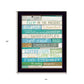 Live in the Present 6 Black Framed Print Wall Art