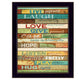 Live Joyfully 3 Black Framed Print Wall Art