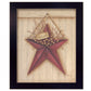 Welcome Barn Star 1 Black Framed Print Wall Art