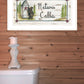 Nature Calls 1 White Framed Print Wall Art