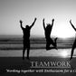 Teamwork 6 White Framed Print Wall Art