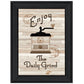 The Daily Grind 2 Black Framed Print Kitchen Wall Art