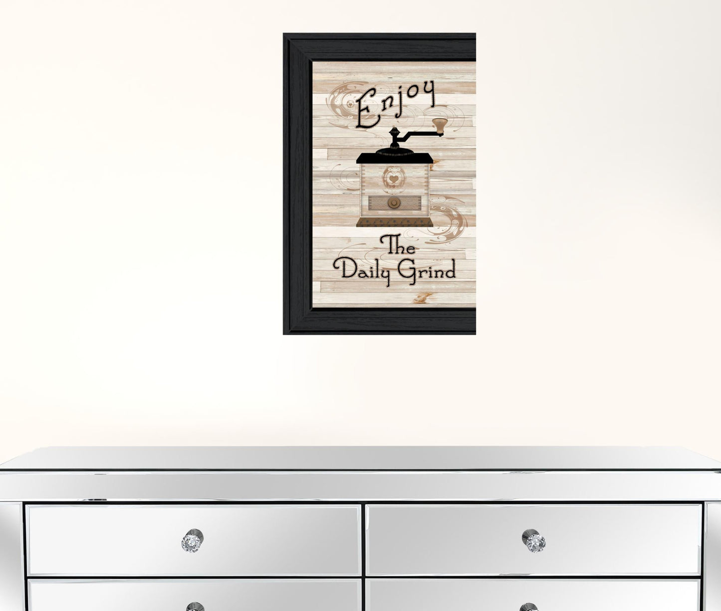 The Daily Grind 2 Black Framed Print Wall Art