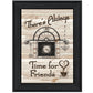 Time for Friends 2 Black Framed Print Kitchen Wall Art