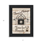 Time for Friends 2 Black Framed Print Kitchen Wall Art