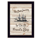 Friendship Journey 2 Black Framed Print Wall Art