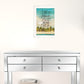 Live In The Sunshine 2 White Framed Print Wall Art