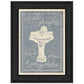 Wash Your Hands 7 Black Framed Print Bathroom Wall Art