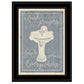 Wash Your Hands 8 Black Framed Print Wall Art