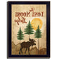 Lone Moose 1 Black Framed Print Wall Art