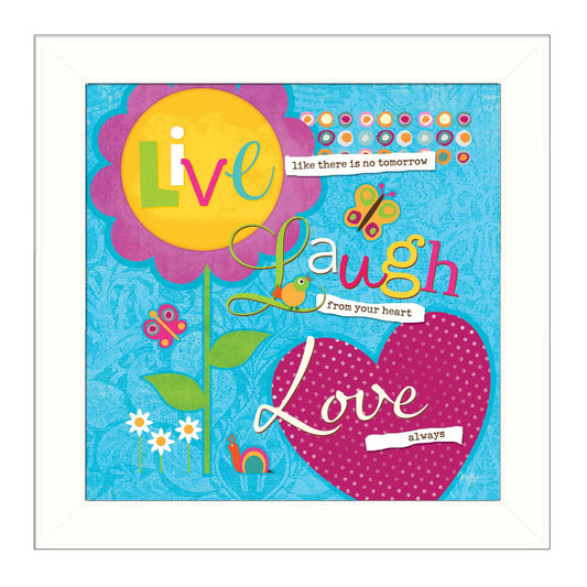 Love Always White Framed Print Wall Art