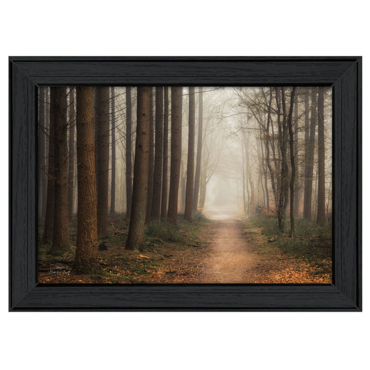 Quiet Black Framed Print Wall Art