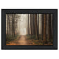 Quiet Black Framed Print Wall Art