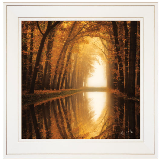 Lochem Reflections 1 White Framed Print Wall Art