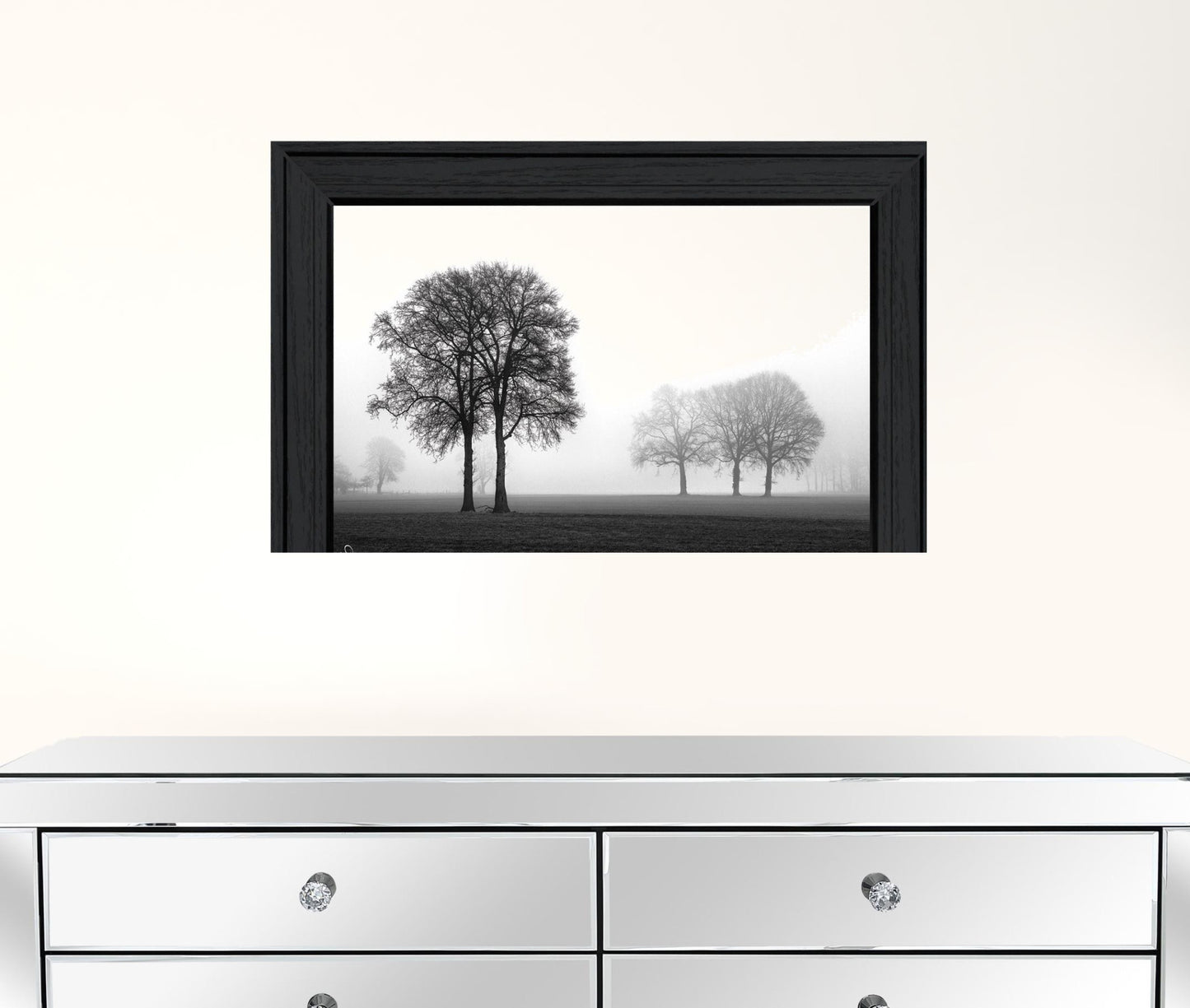 Together Again 3 Black Framed Print Wall Art