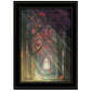 Path Of Happiness 2 Black Framed Print Wall Art