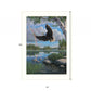 On Eagles Wings 2 White Framed Print Wall Art