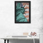 Lady Liberty Black Framed Print Wall Art