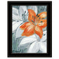 Tiger Lily in Orange 2 Black Framed Print Wall Art