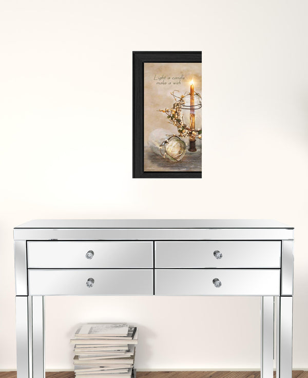 Make A Wish Black Framed Print Wall Art