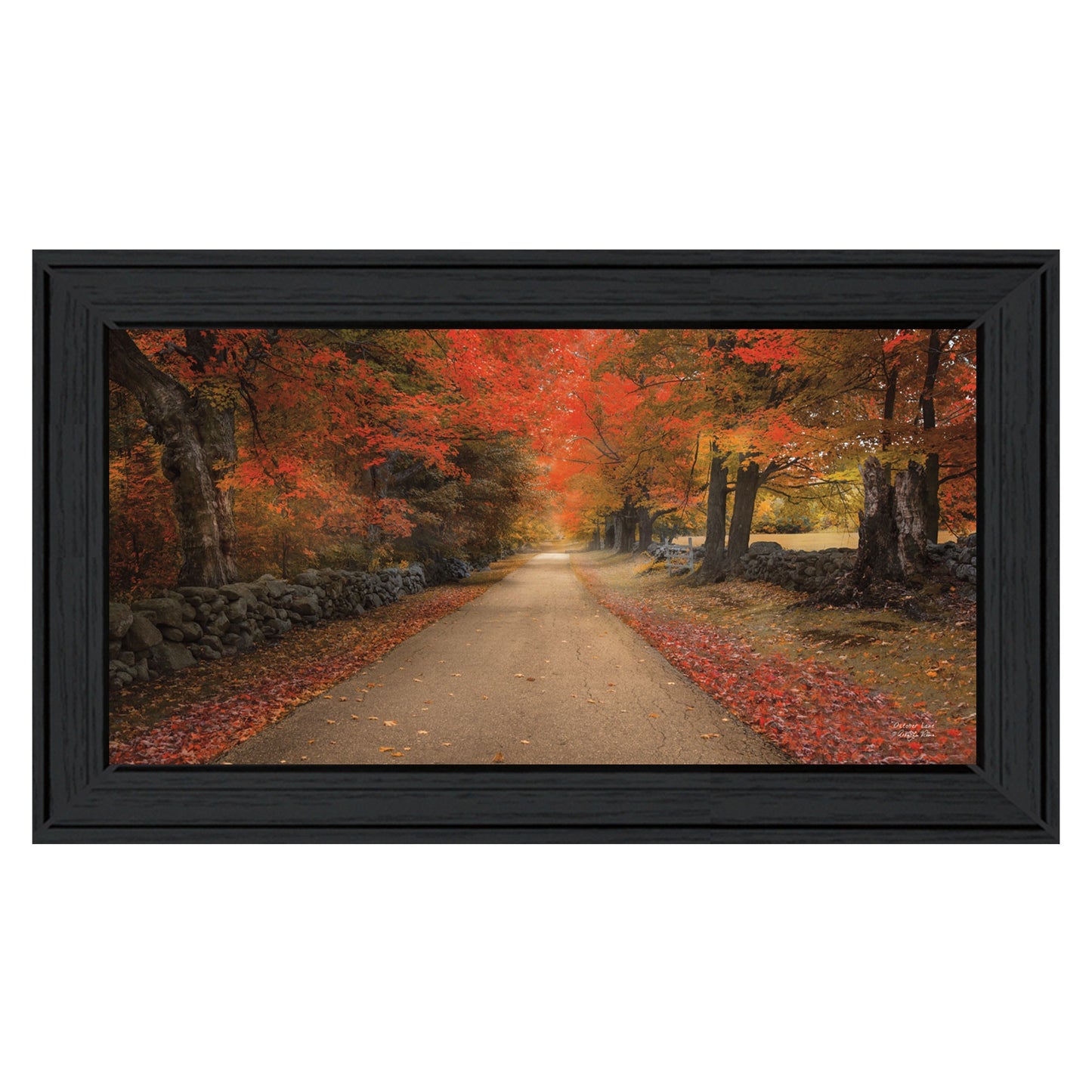 October Lane Black Framed Print Wall Art