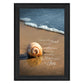 Take Me To The Beach Black Framed Print Wall Art