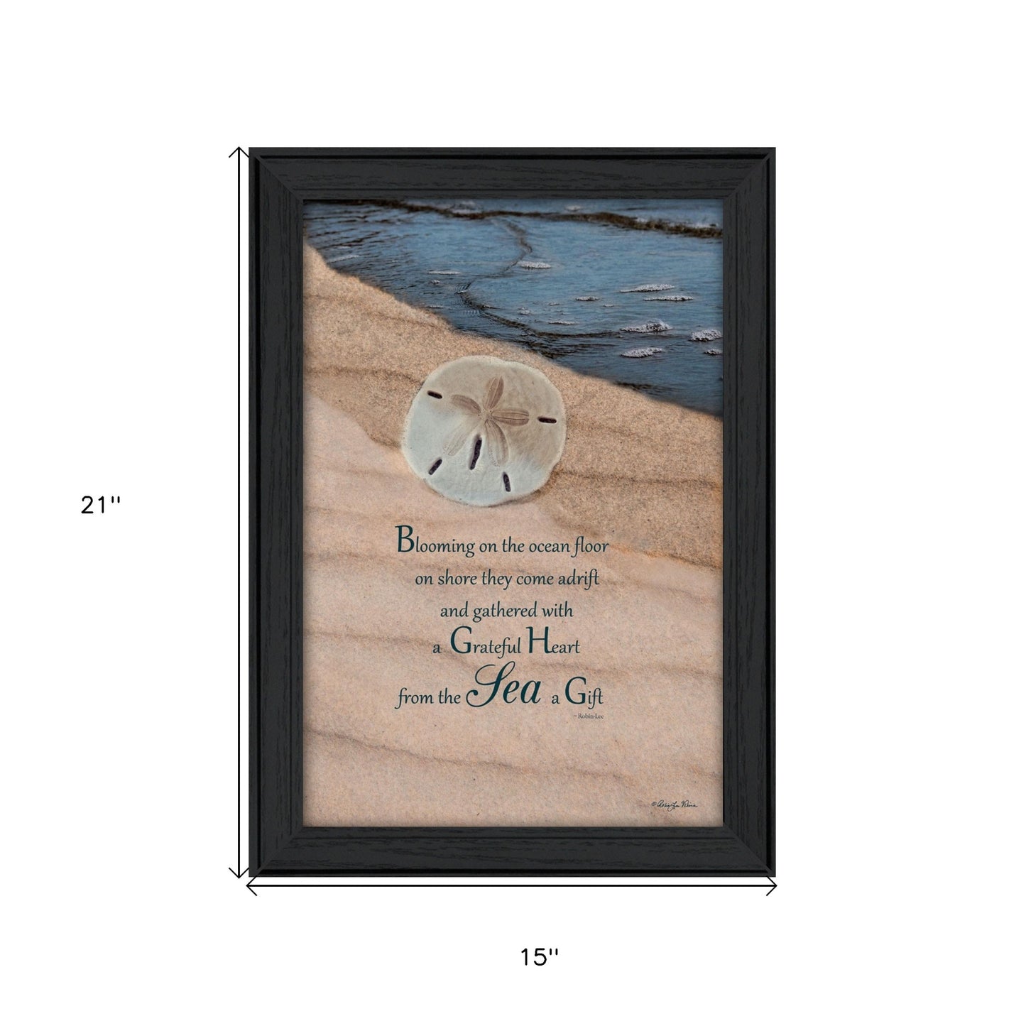 A Gift Black Framed Print Wall Art