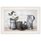 Floral Farmhouse II 1 White Framed Print Wall Art