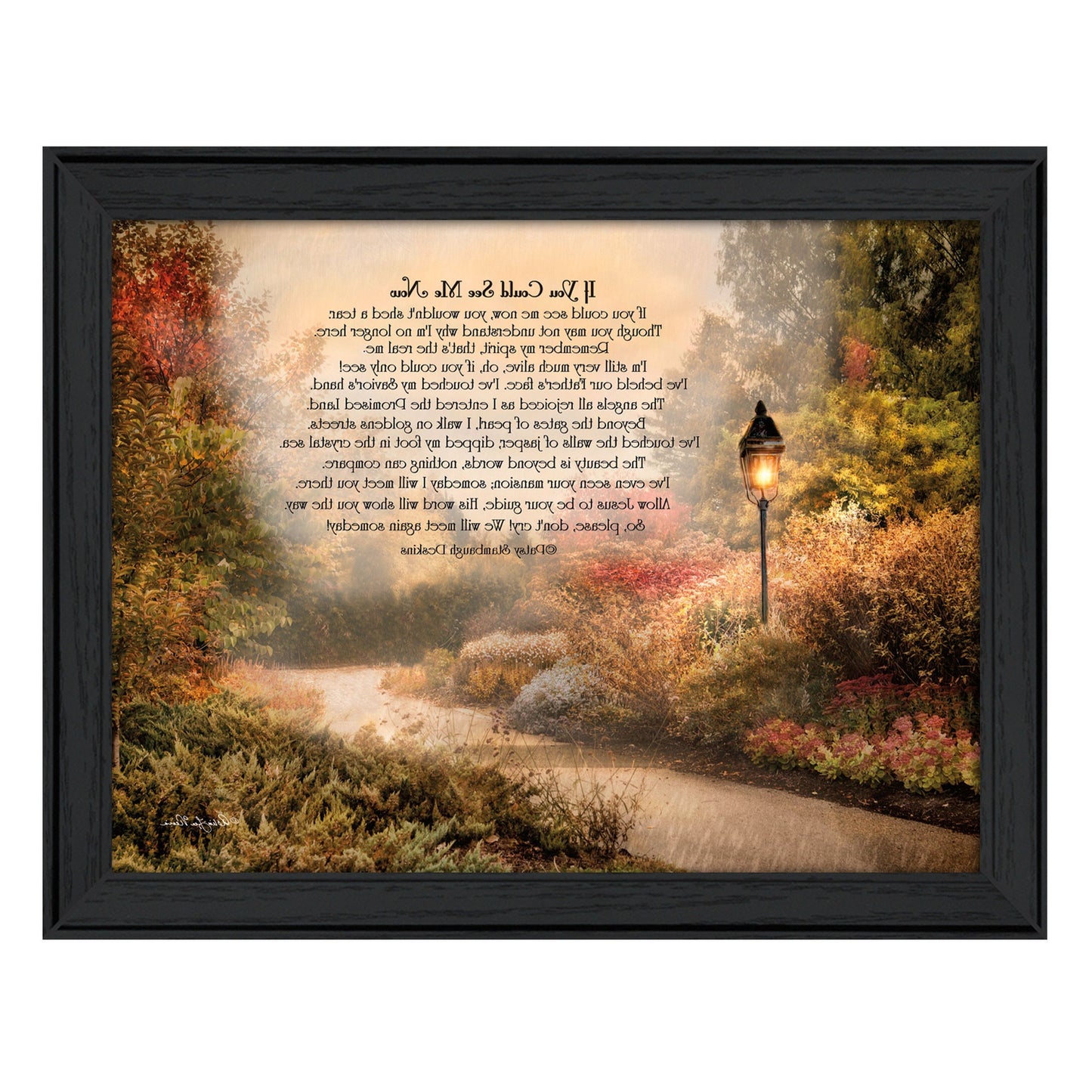 If You Could See Me Now 3 Black Framed Print Wall Art