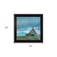 Lonesome Barn 2 Black Framed Print Wall Art