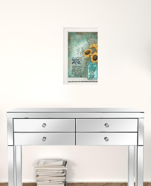 All Along 1 White Framed Print Wall Art