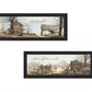 Set Of Two Farms Black Framed Print Wall Art