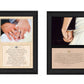 Set Of Two Marriage Black Framed Print Wall Art