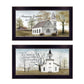 Set Of Two Amazing Grace 1 Black Framed Print Wall Art