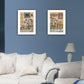 Set Of Two Where Family and Friends Gather II 2 White Framed Print Wall Art