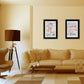 Set Of Two Who You Think 2 Black Framed Print Wall Art