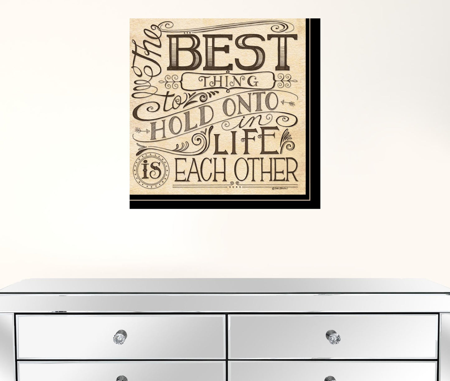 Set Of Two Together or Each Other 2 Black Framed Print Wall Art