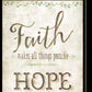 Set Of Two Faith or Believe 2 Black Framed Print Wall Art