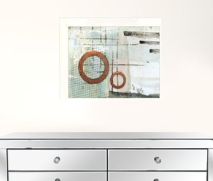 Set Of Two Balance this I and II 1 White Framed Print Wall Art