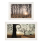 Set Of Two Enchanted Sunrise 1 White Framed Print Wall Art