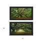 Set Of Two Tree Arbors by Moises Levy Black Frame Black Framed Print Wall Art