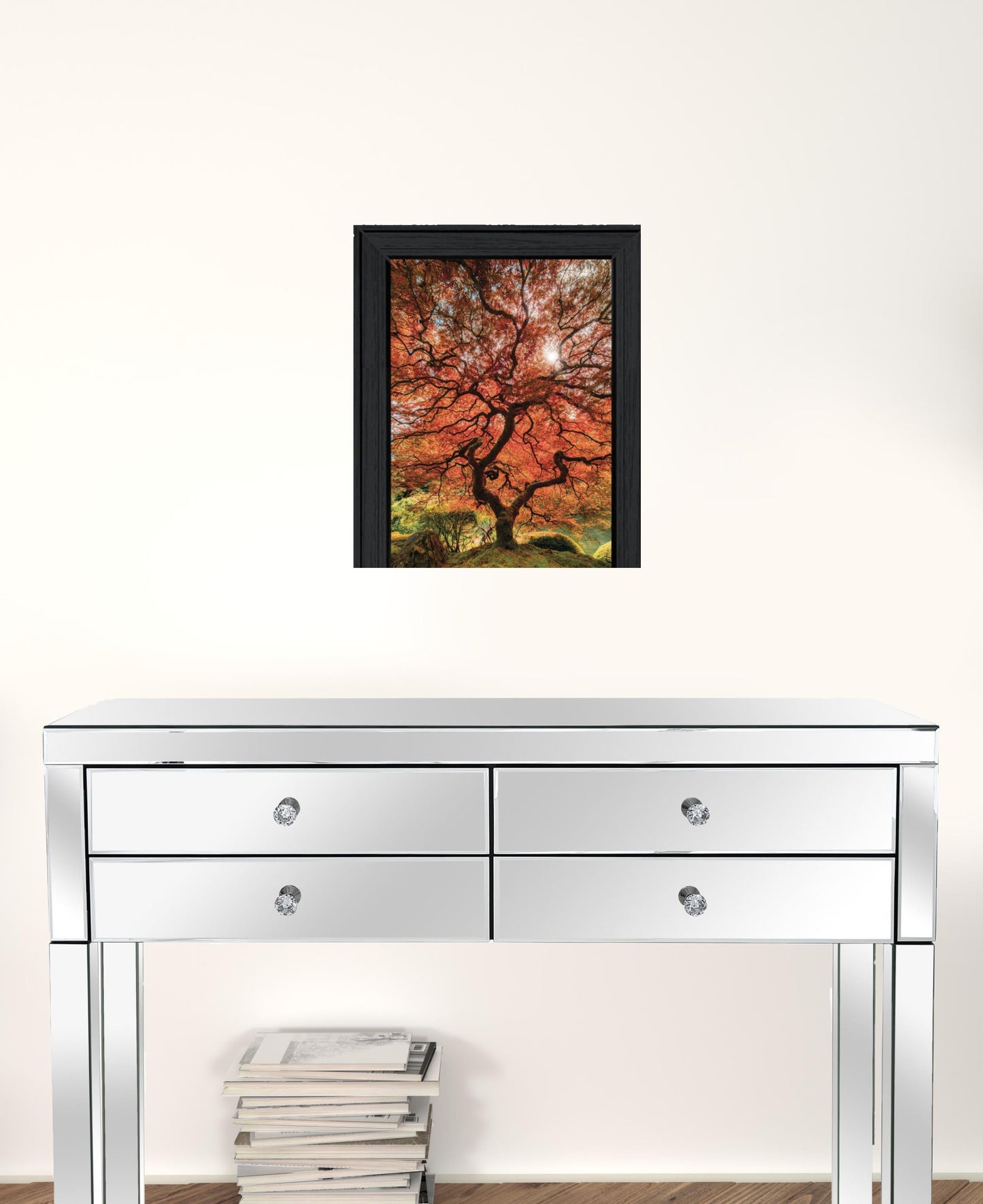 Set Of Two First Colors of Fall II Black Framed Print Wall Art