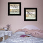 Set Of Two Trust in the Lord Black Framed Print Wall Art