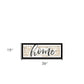 Set Of Two Love or Home 1 Black Framed Print Wall Art