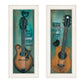 Set Of Two Tune my Heart and I will Sing 1 White Framed Print Wall Art