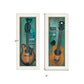 Set Of Two Tune my Heart and I will Sing 1 White Framed Print Wall Art